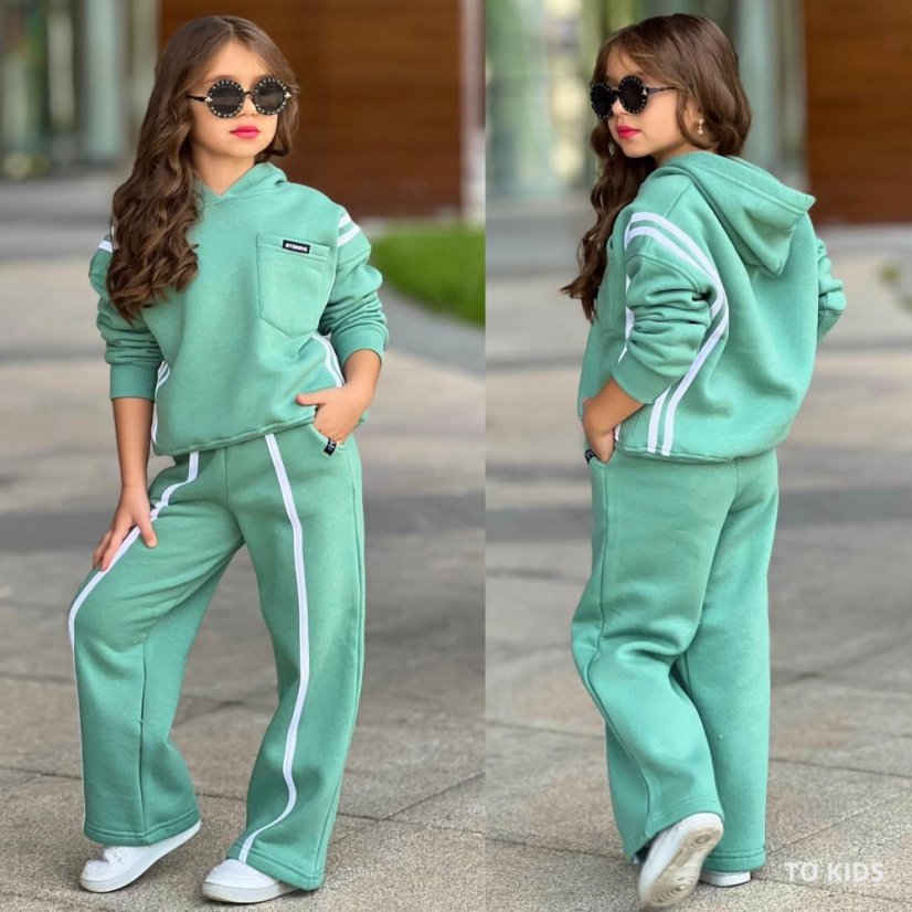 Dívčí zateplená souprava Green