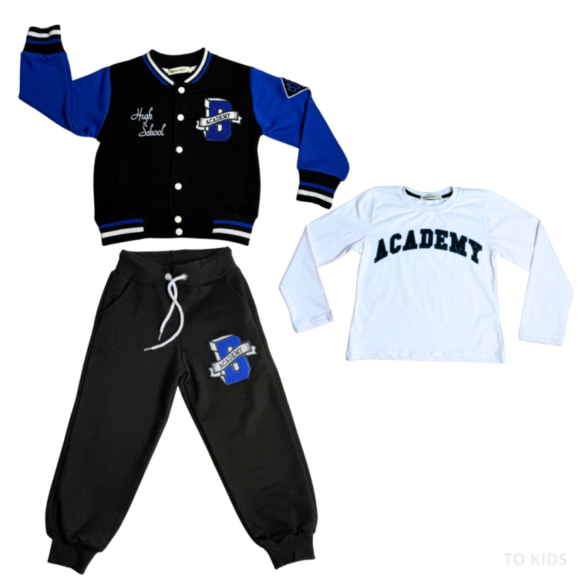 Chlapecký třídílný komplet Academy Blue