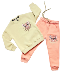 Dívčí souprava Stitch Pink