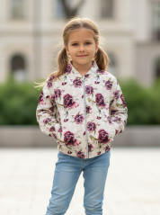 Dívčí mikina Pink Rose