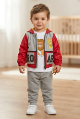 Třídílný chlapecký set Lion