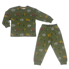Chlapecké pyžamo Cars Khaki