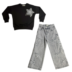 Dívčí komplet Star Black