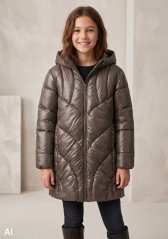 Zimní dívčí kabát Mayoral Chocolate