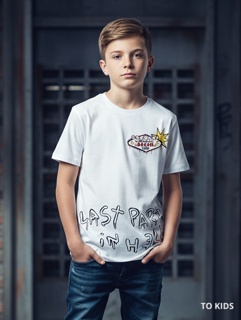 Chlapecké triko Last Party White - Velikost: 164/ 14 let