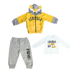 Třídílný chlapecký komplet Explorer