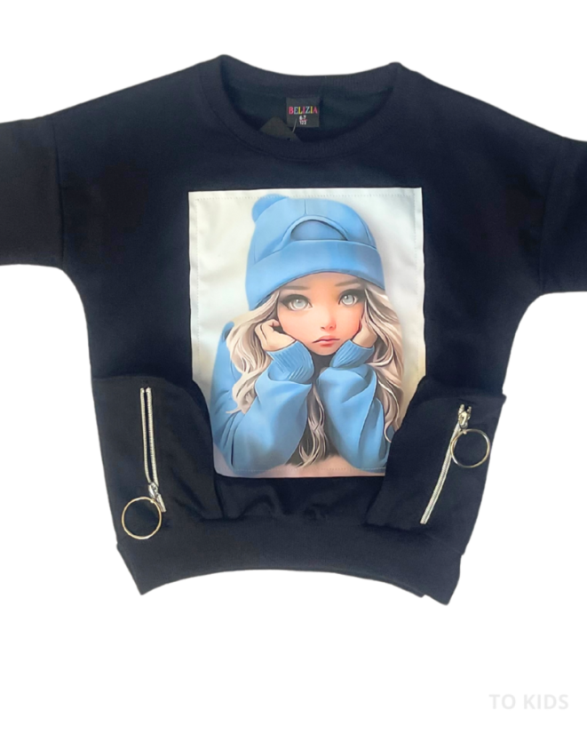 Dívčí mikina Sad Girl