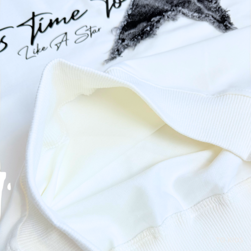 Dívčí komplet It's time Black-White