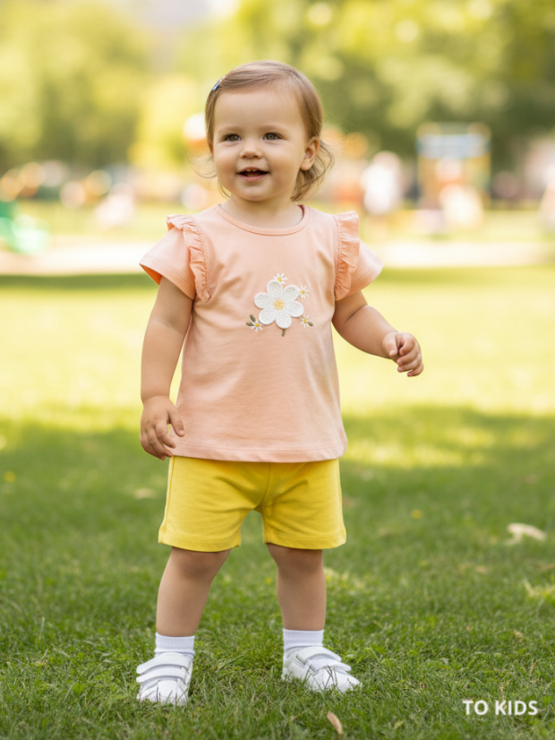 Dívčí komplet White Flower