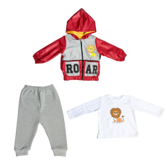 Třídílný chlapecký set Lion