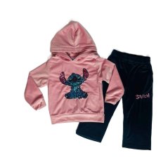 Dívčí komplet Stitch Pink