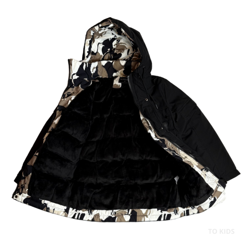 Chlapecká zimní bunda Black - Velikost: 164/ 14 let