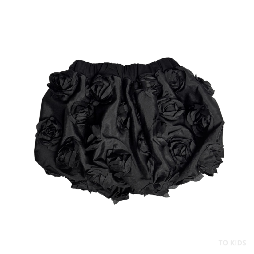 Dívčí set Flowers Black