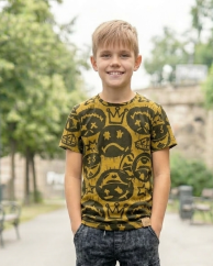 Chlapecké triko Smajlík Yelow