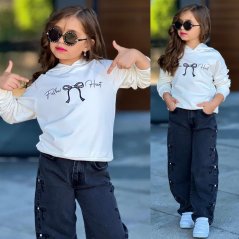 Dívčí komplet Follou Heart White