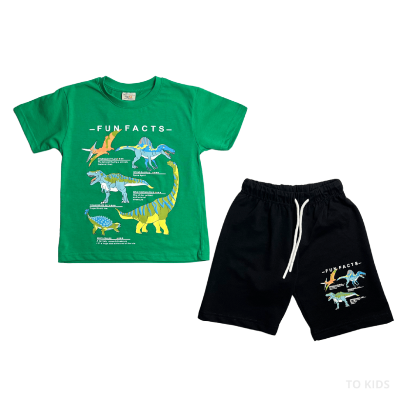 Chlapecká souprava Fun Facts Green