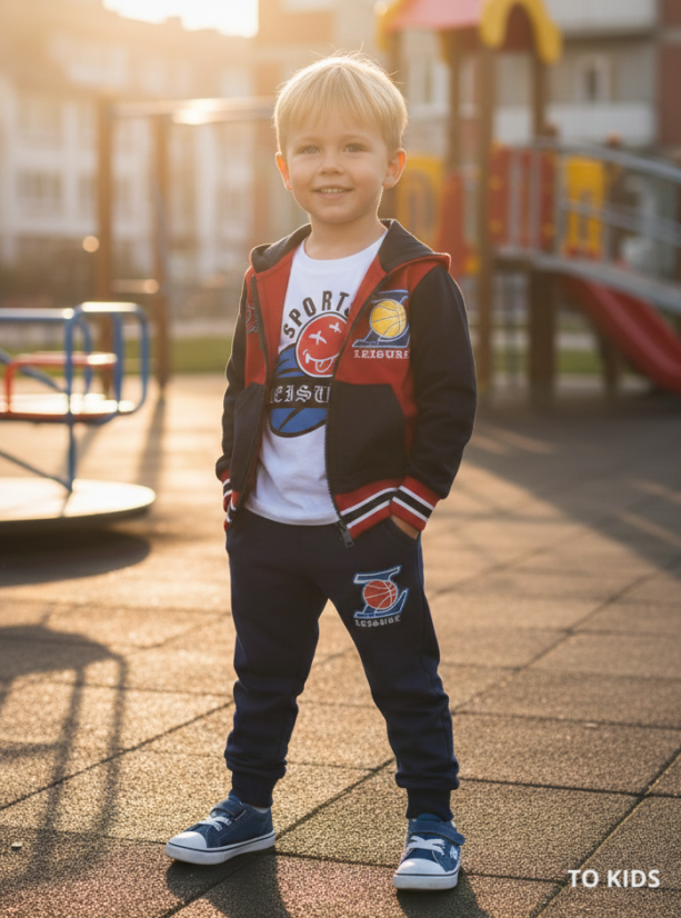 Chlapecký třídílný komplet Sportsboys - Velikost: 98/ 3 roky