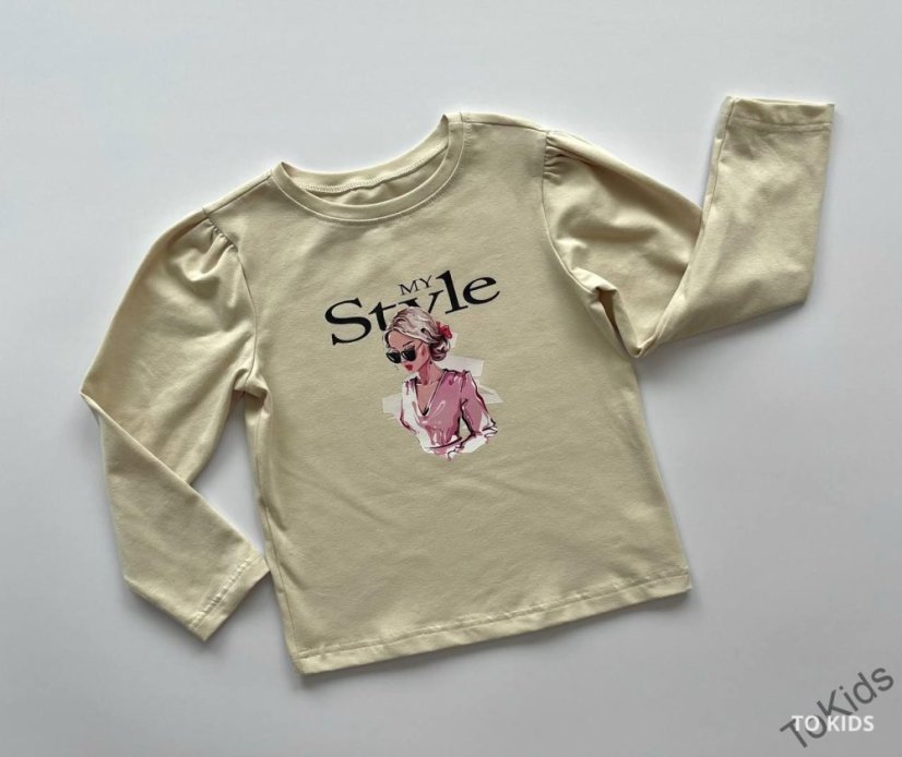 Dívčí blůzka MY Style - Velikost: 98/104 - 3-4 roky