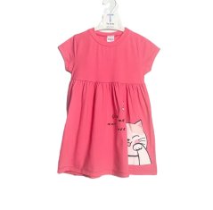 Dívčí šaty Pink cat
