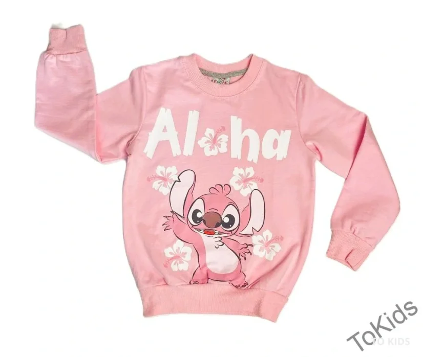Dívčí komplet Stitch Aloha - Velikost: 104/110 - 4-5 let