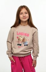 Dívčí mikina Labubu Beige