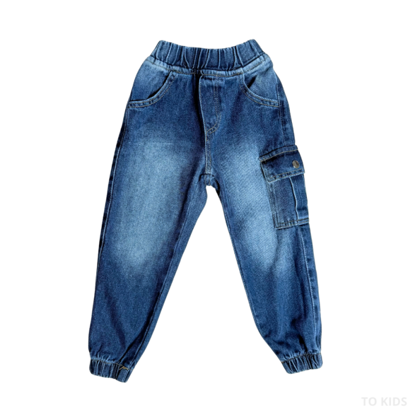 Třídílný chlapecký džínový komplet Bronx Blue