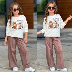 Dívčí souprava Labubu Braun