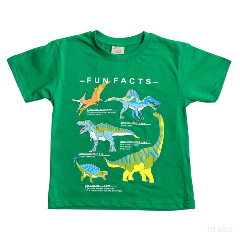 Chlapecká souprava Fun Facts Green - Velikost: 110/116 - 5-6 let