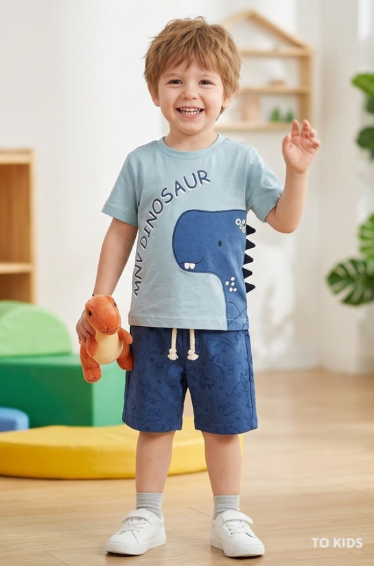Chlapecký set Dino Blue