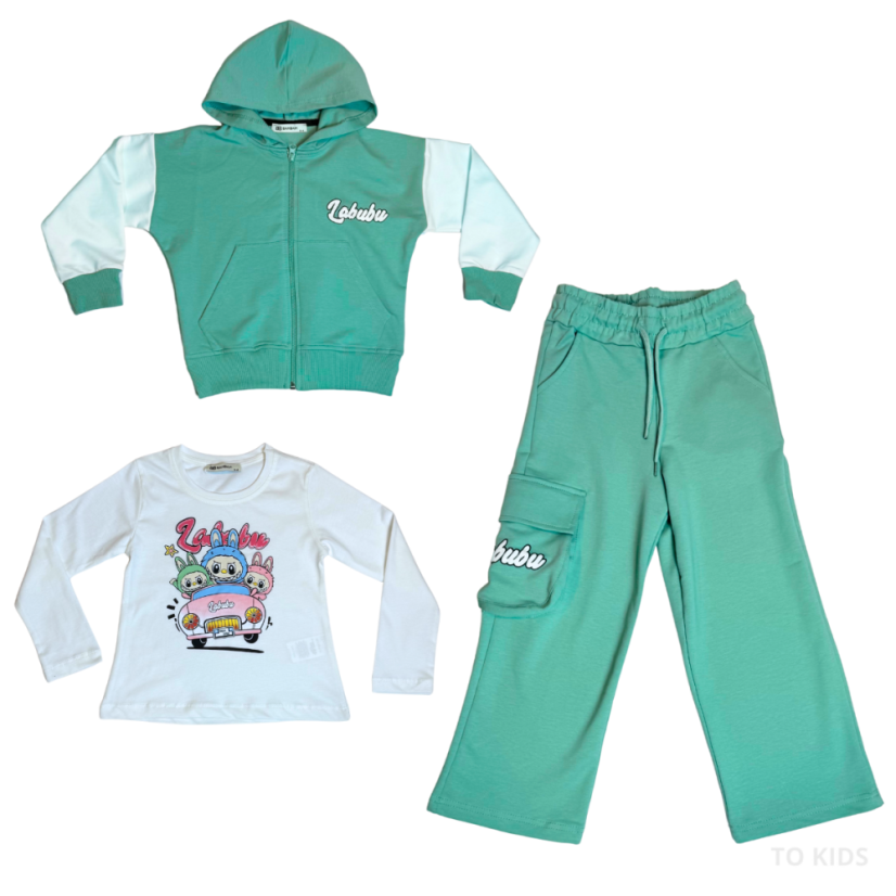 Dívčí komplet  Labubu Green