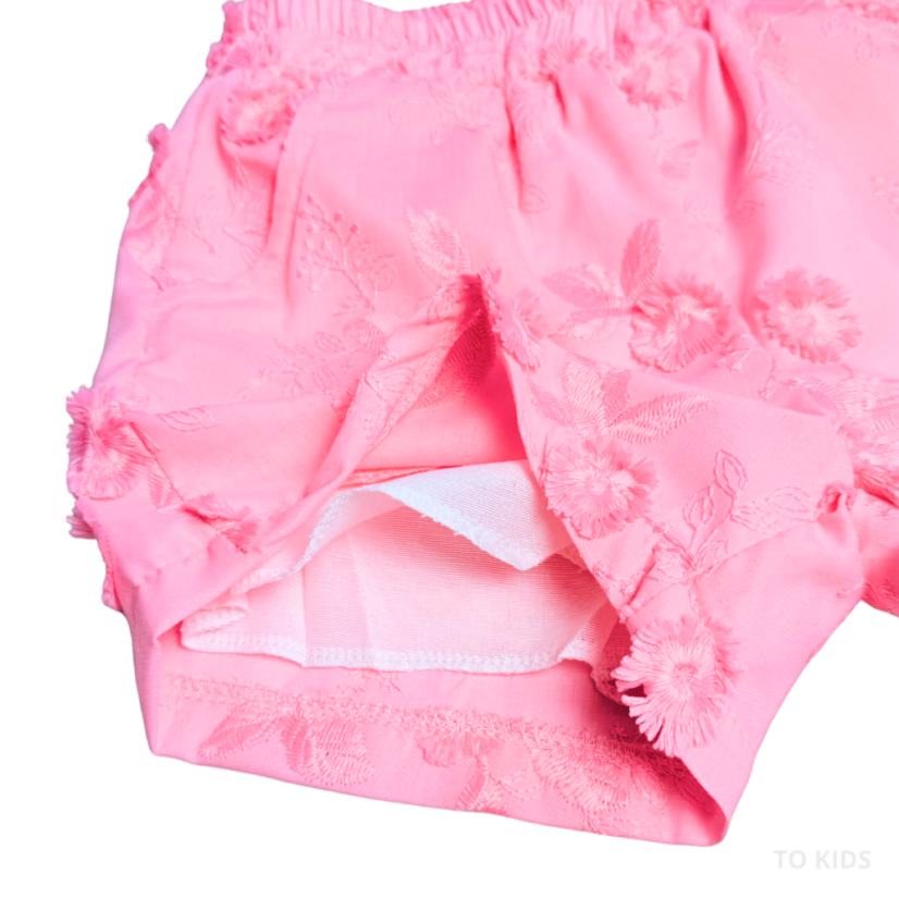 Dívčí set Flowers Pink