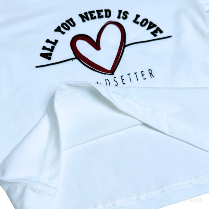 Dívčí třídílný komplet  All you need is love Braun