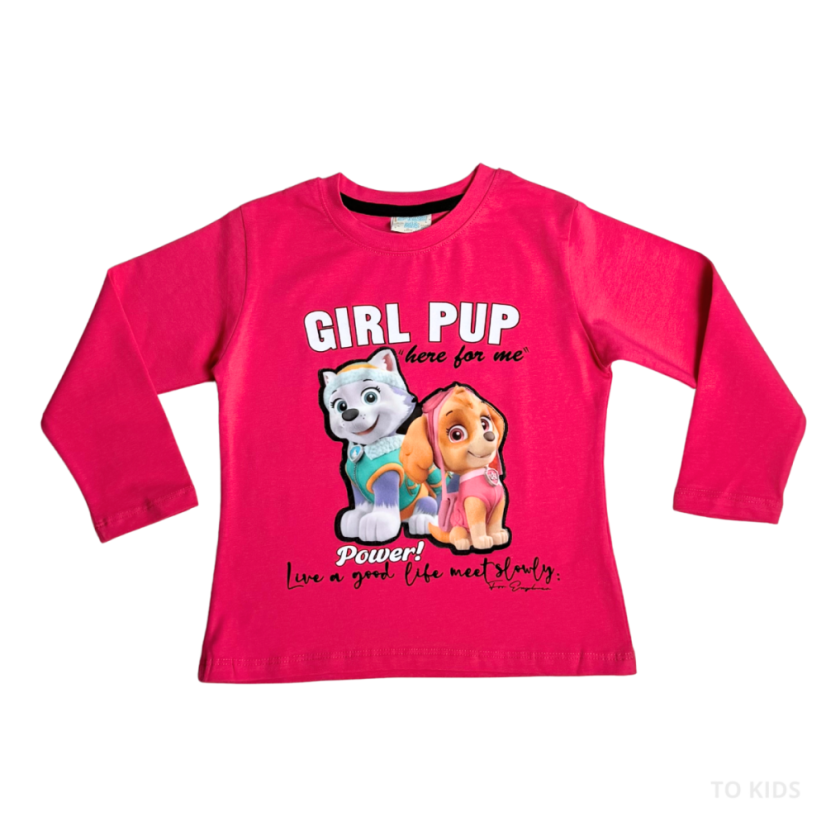 Dívčí mikina Girl Pup - Velikost: 98/ 3 roky