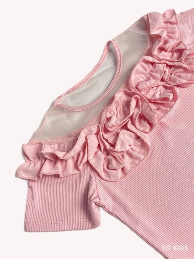 Dívčí šaty Pink s kabelkou - Velikost: 152/ 12 let
