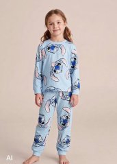 Dívčí pyžamo Stitch Blue