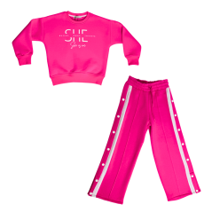 Dívčí zateplená souprava SHE Pink