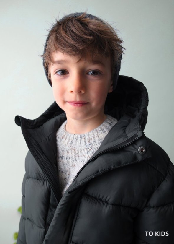 Mayoral chlapecká zimní bunda Antracit - Velikost: 128/ 8 let