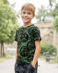Chlapecké triko Smajlík Green