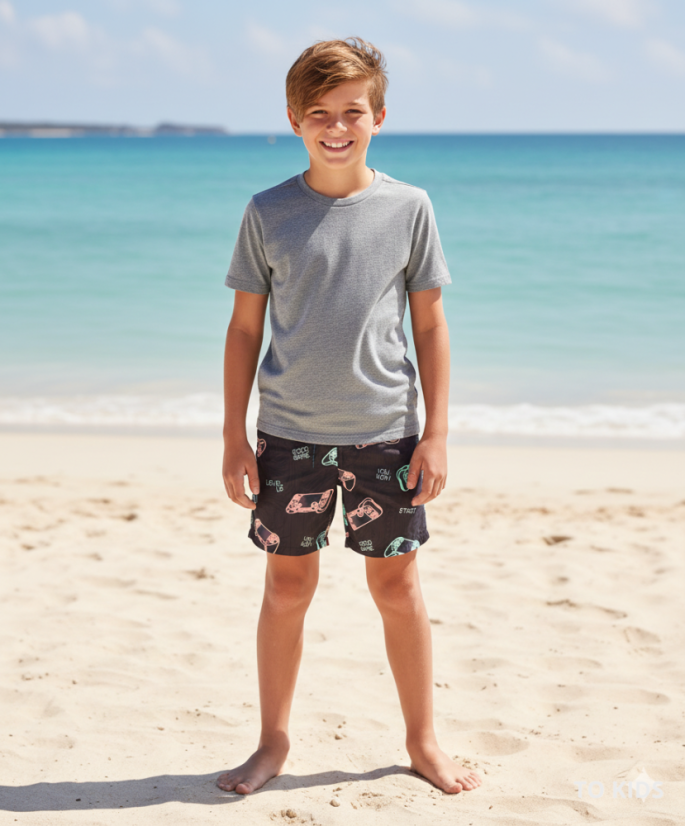 Chlapecké plavkové šortky Mayoral Good Game - Velikost: 140/ 10 let