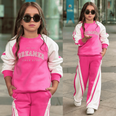 Dívčí zateplená souprava Dreamer Pink