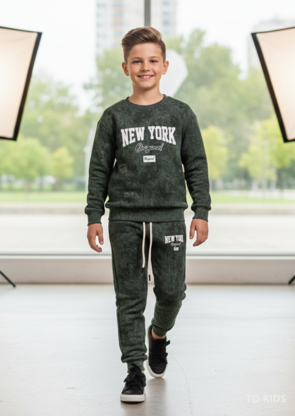 Chlapecká souprana NY Green - Velikost: 134/140 - 9-10 let