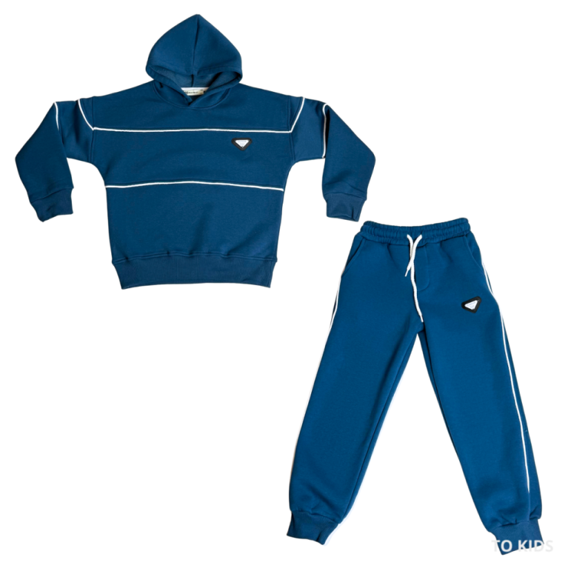 Chlapecká tepláková souprava Bambam Blue - Velikost: 134/140 - 9-10 let