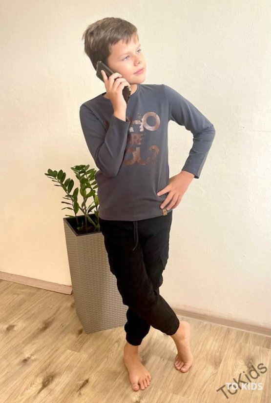 Chlapecké triko Gray