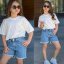 Dívčí komplet Fashion Girl - Velikost: 98/104 - 3-4 roky