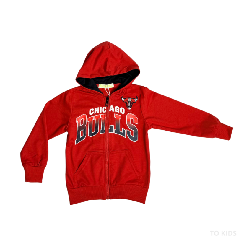 Chlapecký třídílný komplet Chicago Bulls - Velikost: 122/128 - 7-8 let