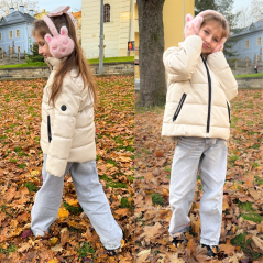 Mayoral dívčí zimní bunda Beige