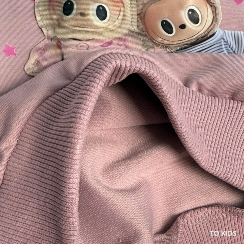 Dívčí mikina Labubu Pink