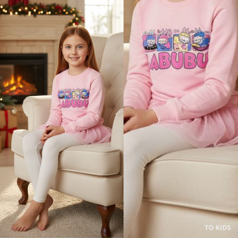 Dívčí komplet Labubu Pink