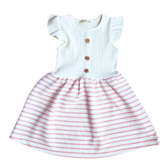 Dívčí šaty Pink Stripe