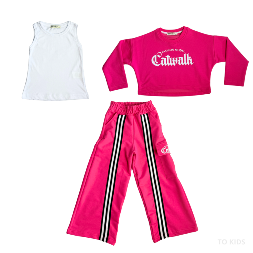 Dívčí přídílný komplet Catwalk - Velikost: 98/104 - 3-4 roky